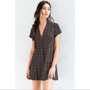 Anthropologie Silence + Noise Button Up Mini Dress